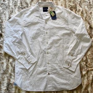 Mens Tommy Bahama Blended Floral White L/S Shirt Sz Large NWT